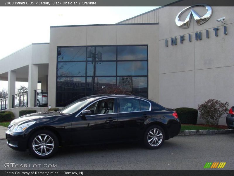 Black Obsidian / Graphite 2008 Infiniti G 35 x Sedan