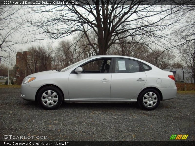 Quicksilver / Gray 2007 Hyundai Elantra GLS Sedan