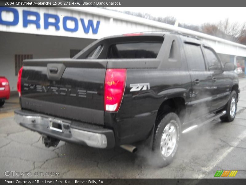 Black / Dark Charcoal 2004 Chevrolet Avalanche 1500 Z71 4x4