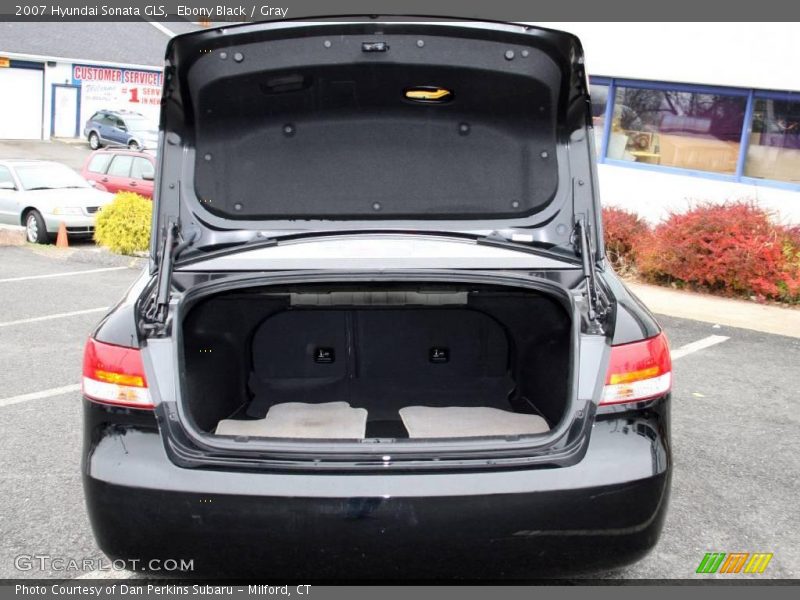Ebony Black / Gray 2007 Hyundai Sonata GLS