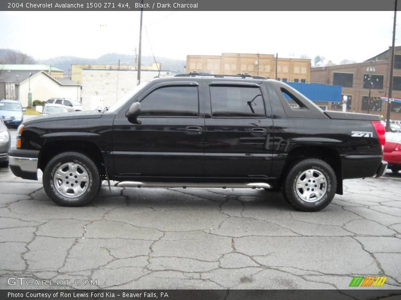 Black / Dark Charcoal 2004 Chevrolet Avalanche 1500 Z71 4x4
