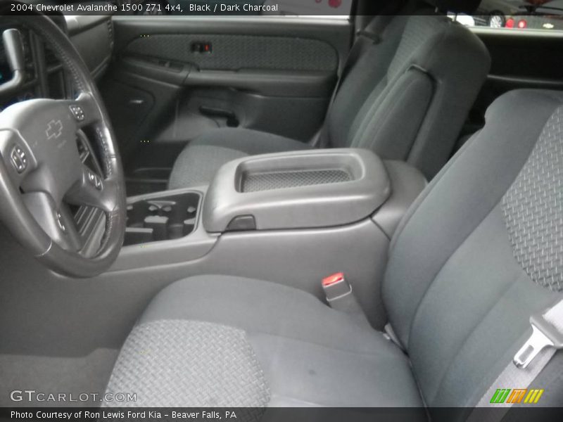 Black / Dark Charcoal 2004 Chevrolet Avalanche 1500 Z71 4x4