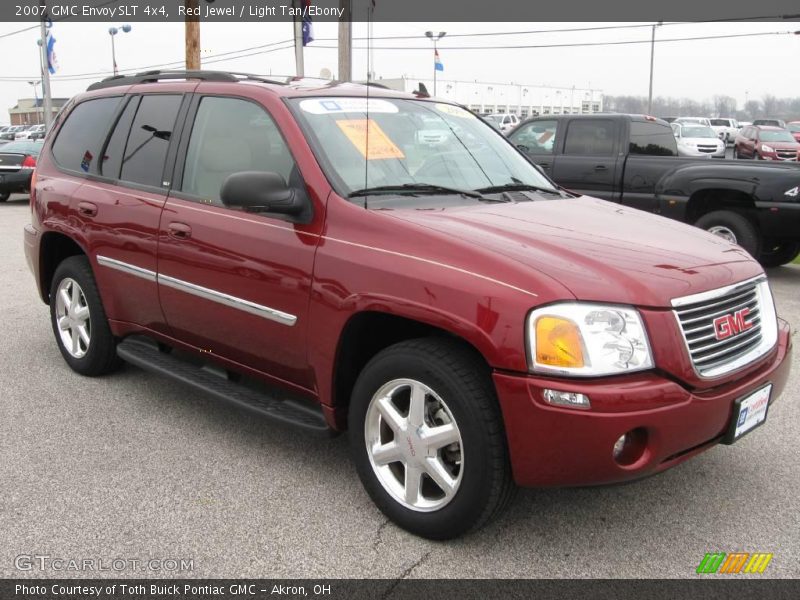 Red Jewel / Light Tan/Ebony 2007 GMC Envoy SLT 4x4