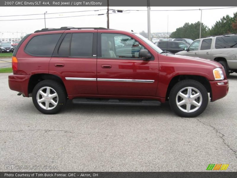 Red Jewel / Light Tan/Ebony 2007 GMC Envoy SLT 4x4