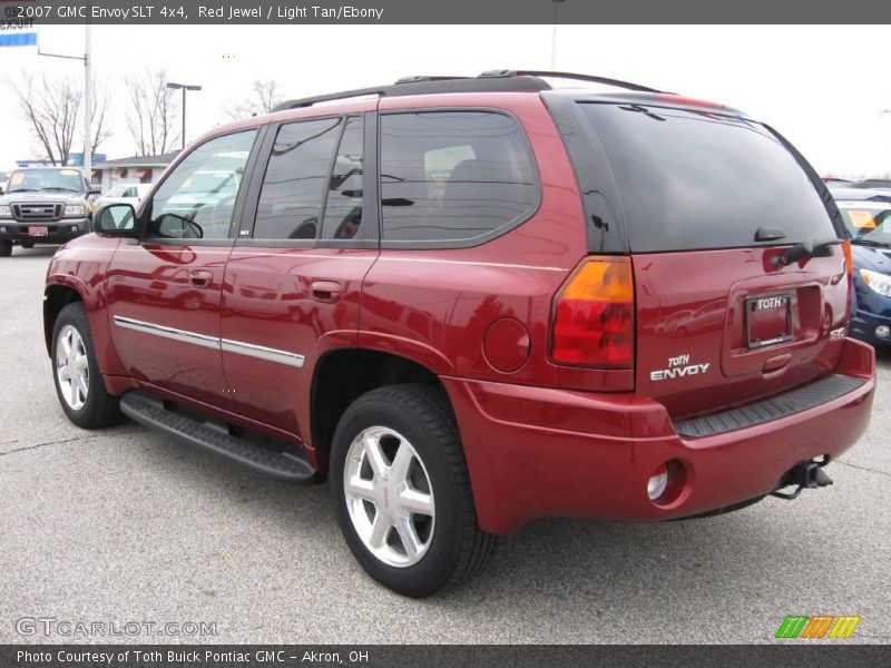 Red Jewel / Light Tan/Ebony 2007 GMC Envoy SLT 4x4