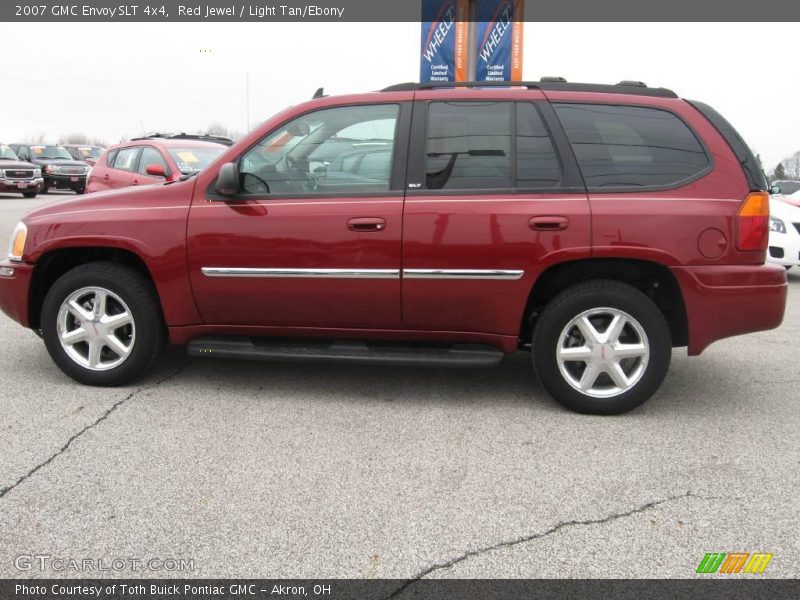 Red Jewel / Light Tan/Ebony 2007 GMC Envoy SLT 4x4