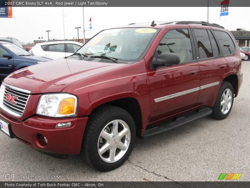 Red Jewel / Light Tan/Ebony 2007 GMC Envoy SLT 4x4