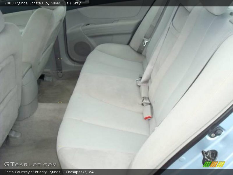 Silver Blue / Gray 2008 Hyundai Sonata GLS