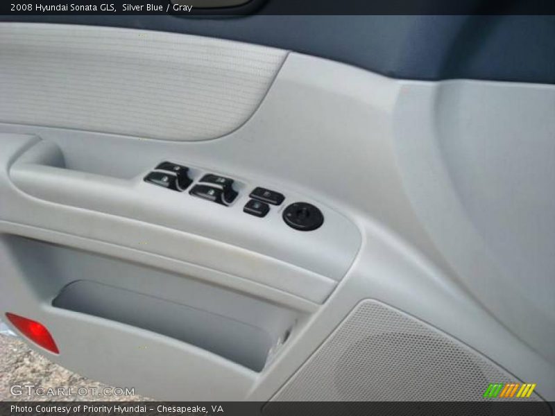 Silver Blue / Gray 2008 Hyundai Sonata GLS