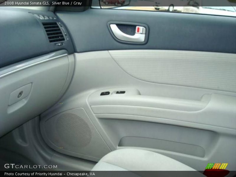 Silver Blue / Gray 2008 Hyundai Sonata GLS