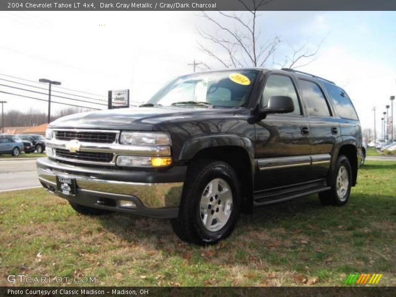 Dark Gray Metallic / Gray/Dark Charcoal 2004 Chevrolet Tahoe LT 4x4