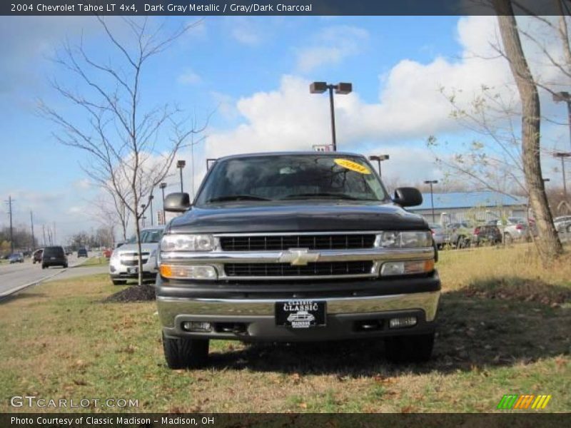 Dark Gray Metallic / Gray/Dark Charcoal 2004 Chevrolet Tahoe LT 4x4