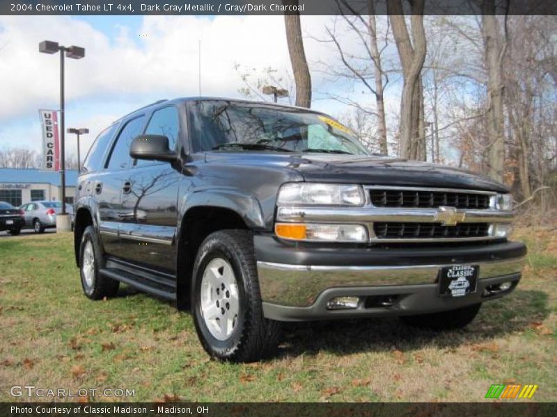 Dark Gray Metallic / Gray/Dark Charcoal 2004 Chevrolet Tahoe LT 4x4
