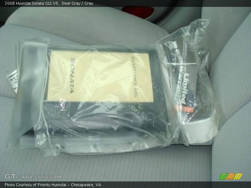Steel Gray / Gray 2008 Hyundai Sonata GLS V6