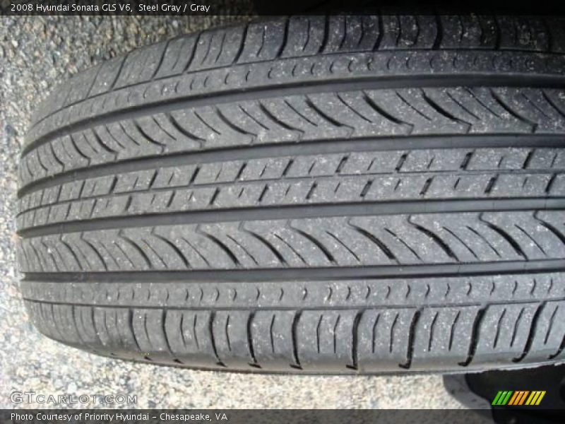 Steel Gray / Gray 2008 Hyundai Sonata GLS V6