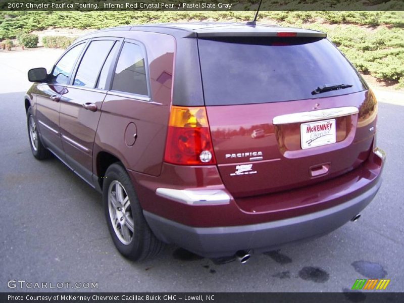 Inferno Red Crystal Pearl / Pastel Slate Gray 2007 Chrysler Pacifica Touring