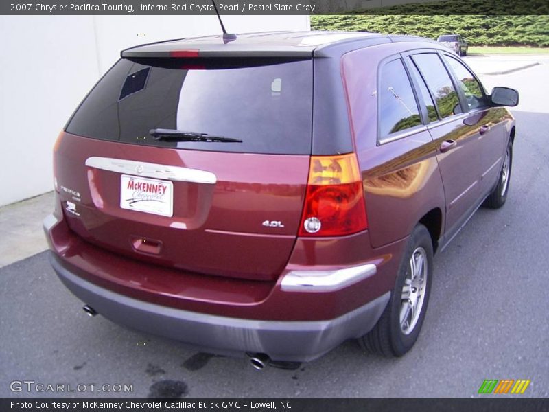 Inferno Red Crystal Pearl / Pastel Slate Gray 2007 Chrysler Pacifica Touring