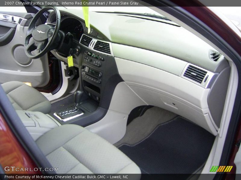 Inferno Red Crystal Pearl / Pastel Slate Gray 2007 Chrysler Pacifica Touring