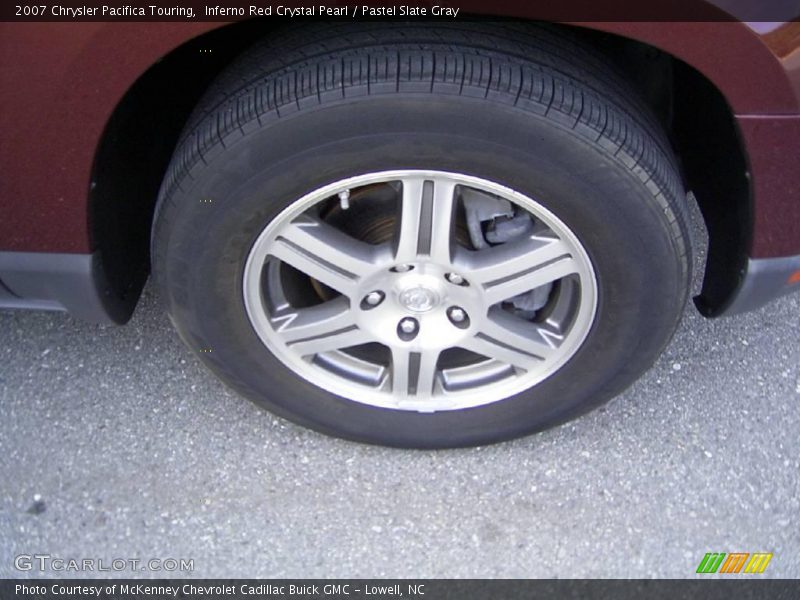 Inferno Red Crystal Pearl / Pastel Slate Gray 2007 Chrysler Pacifica Touring