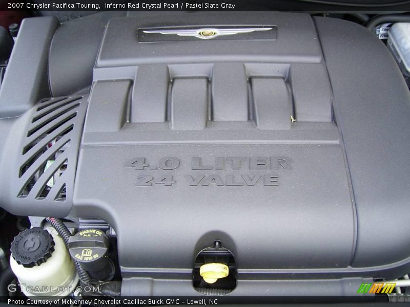 Inferno Red Crystal Pearl / Pastel Slate Gray 2007 Chrysler Pacifica Touring