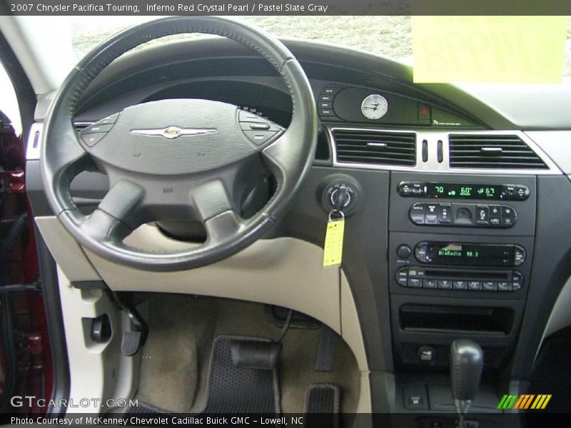 Inferno Red Crystal Pearl / Pastel Slate Gray 2007 Chrysler Pacifica Touring