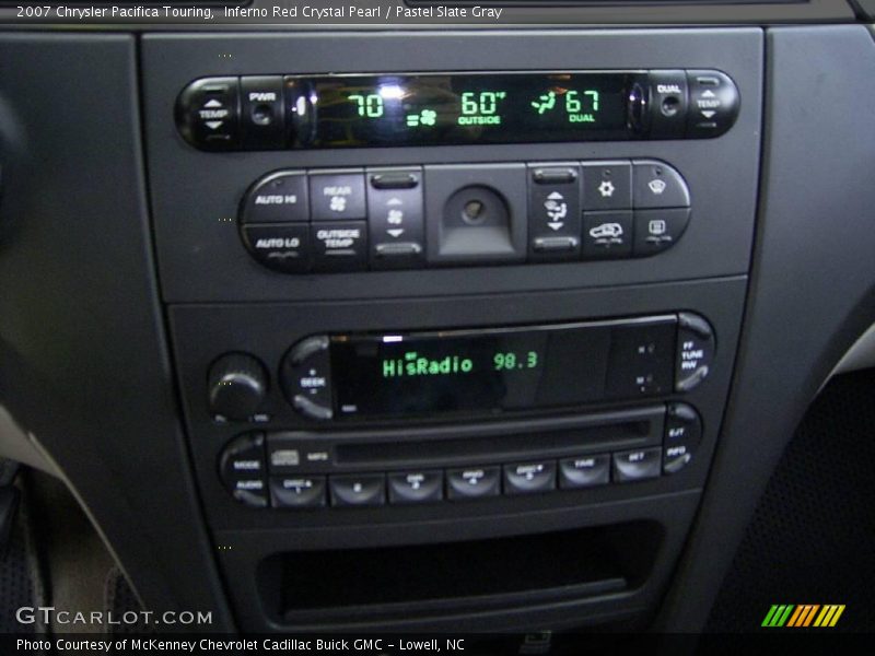 Inferno Red Crystal Pearl / Pastel Slate Gray 2007 Chrysler Pacifica Touring