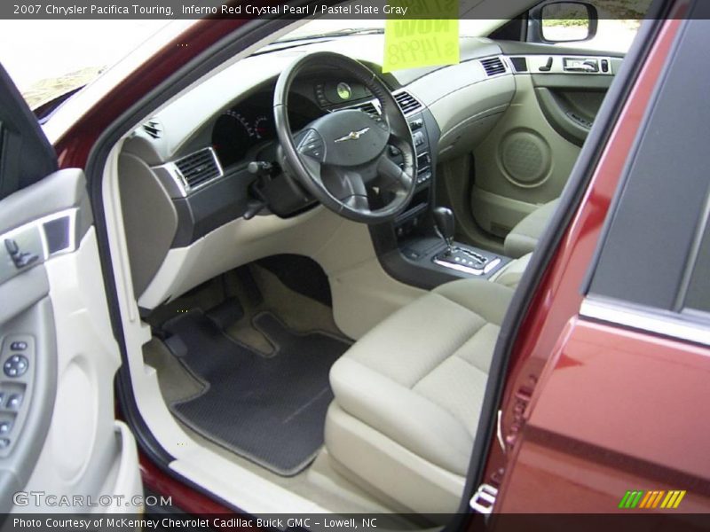 Inferno Red Crystal Pearl / Pastel Slate Gray 2007 Chrysler Pacifica Touring