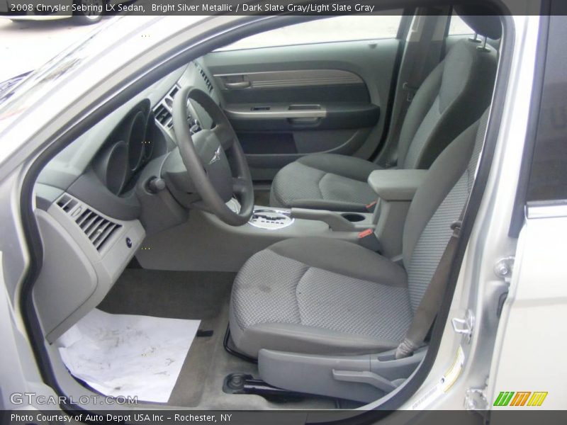 Bright Silver Metallic / Dark Slate Gray/Light Slate Gray 2008 Chrysler Sebring LX Sedan