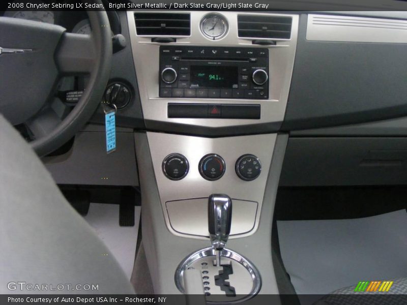 Bright Silver Metallic / Dark Slate Gray/Light Slate Gray 2008 Chrysler Sebring LX Sedan