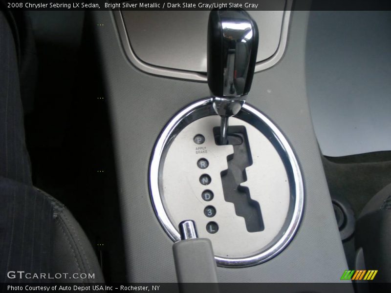 Bright Silver Metallic / Dark Slate Gray/Light Slate Gray 2008 Chrysler Sebring LX Sedan