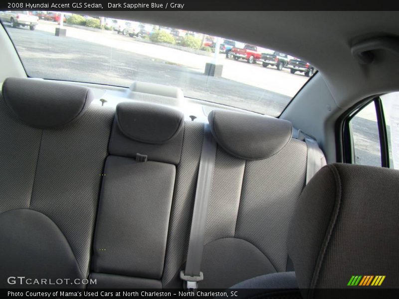 Dark Sapphire Blue / Gray 2008 Hyundai Accent GLS Sedan