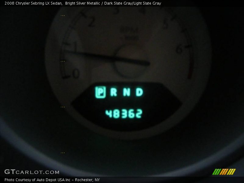 Bright Silver Metallic / Dark Slate Gray/Light Slate Gray 2008 Chrysler Sebring LX Sedan