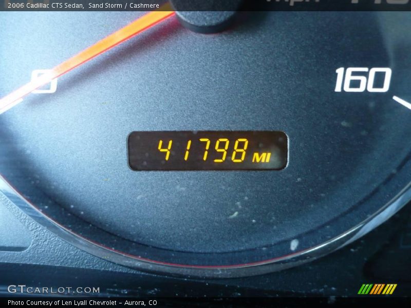 Sand Storm / Cashmere 2006 Cadillac CTS Sedan