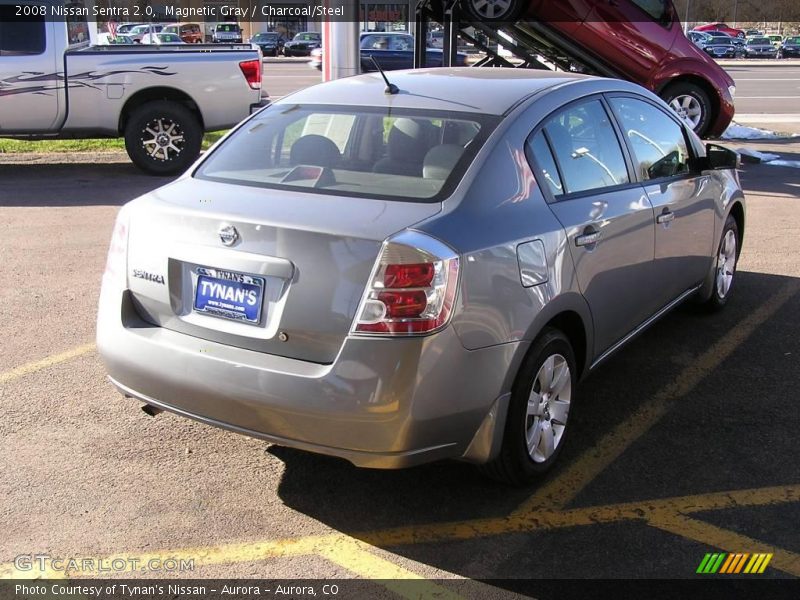 Magnetic Gray / Charcoal/Steel 2008 Nissan Sentra 2.0