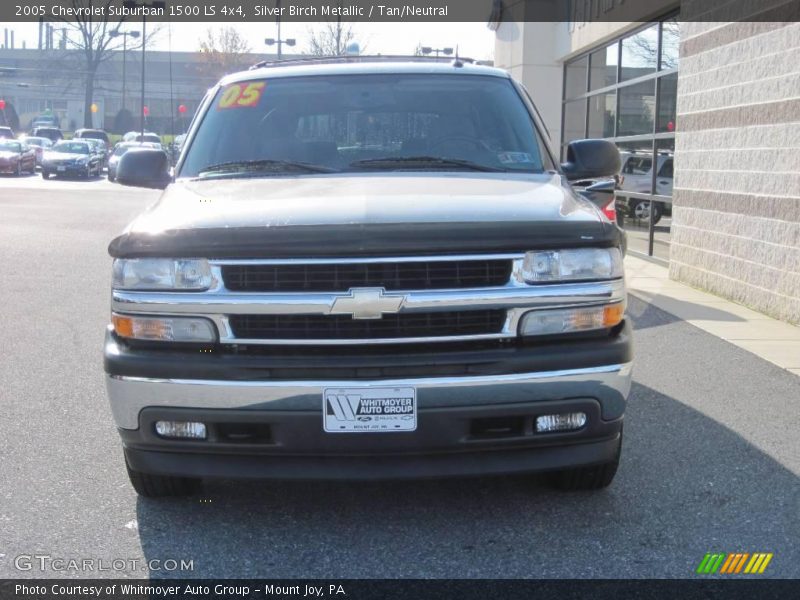 Silver Birch Metallic / Tan/Neutral 2005 Chevrolet Suburban 1500 LS 4x4