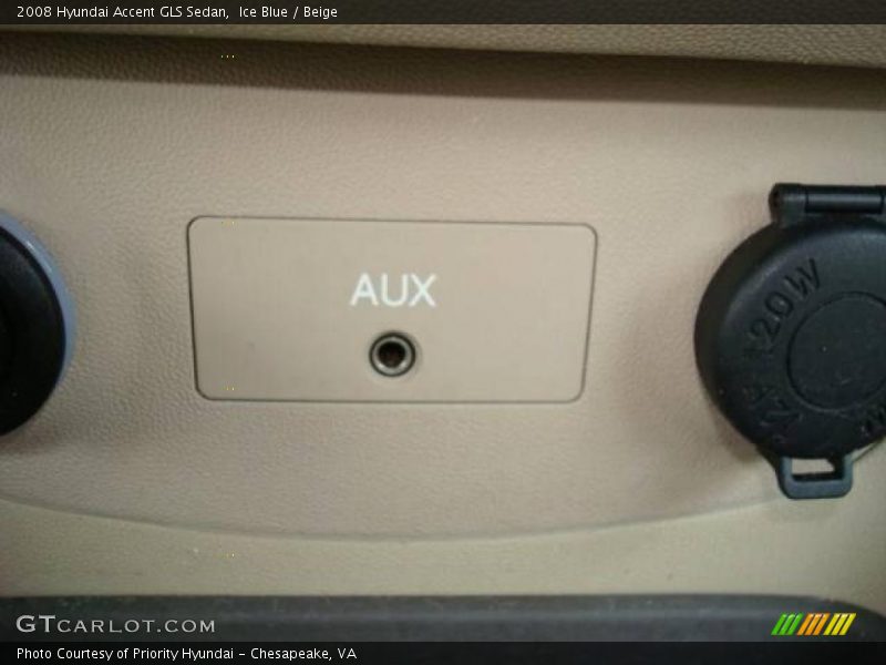 Ice Blue / Beige 2008 Hyundai Accent GLS Sedan