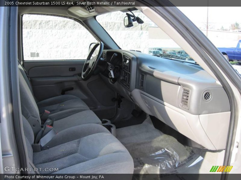 Silver Birch Metallic / Tan/Neutral 2005 Chevrolet Suburban 1500 LS 4x4