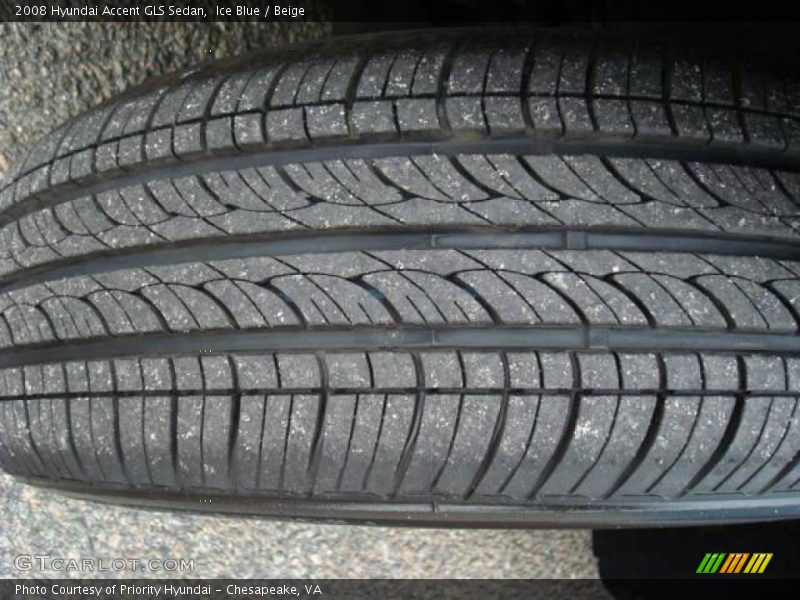 Ice Blue / Beige 2008 Hyundai Accent GLS Sedan