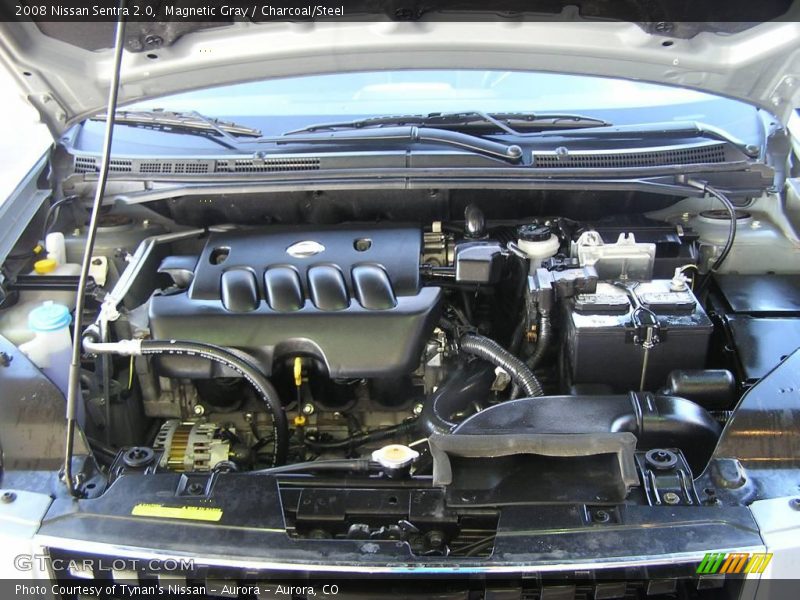 Magnetic Gray / Charcoal/Steel 2008 Nissan Sentra 2.0