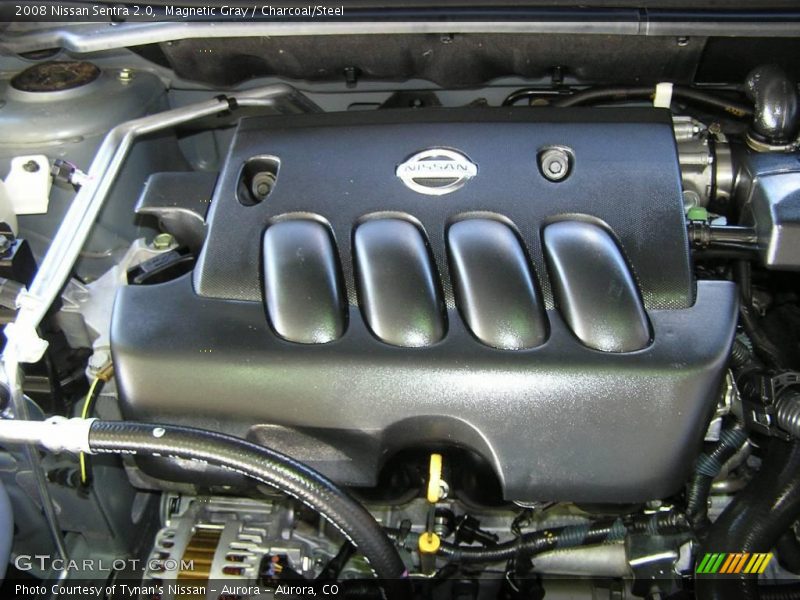 Magnetic Gray / Charcoal/Steel 2008 Nissan Sentra 2.0
