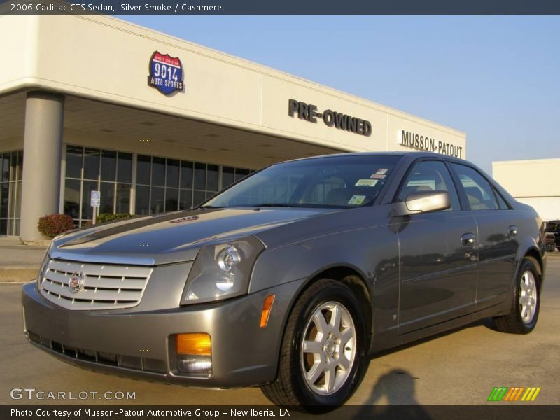 Silver Smoke / Cashmere 2006 Cadillac CTS Sedan