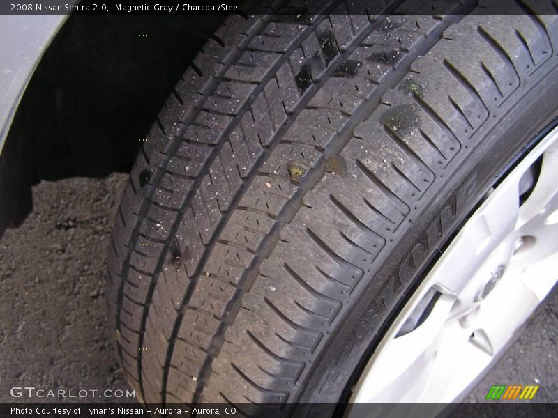 Magnetic Gray / Charcoal/Steel 2008 Nissan Sentra 2.0