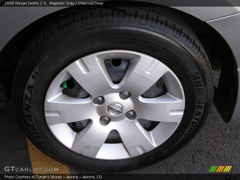 Magnetic Gray / Charcoal/Steel 2008 Nissan Sentra 2.0