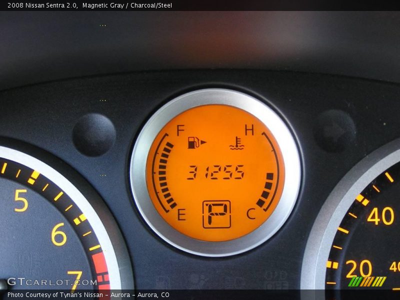 Magnetic Gray / Charcoal/Steel 2008 Nissan Sentra 2.0