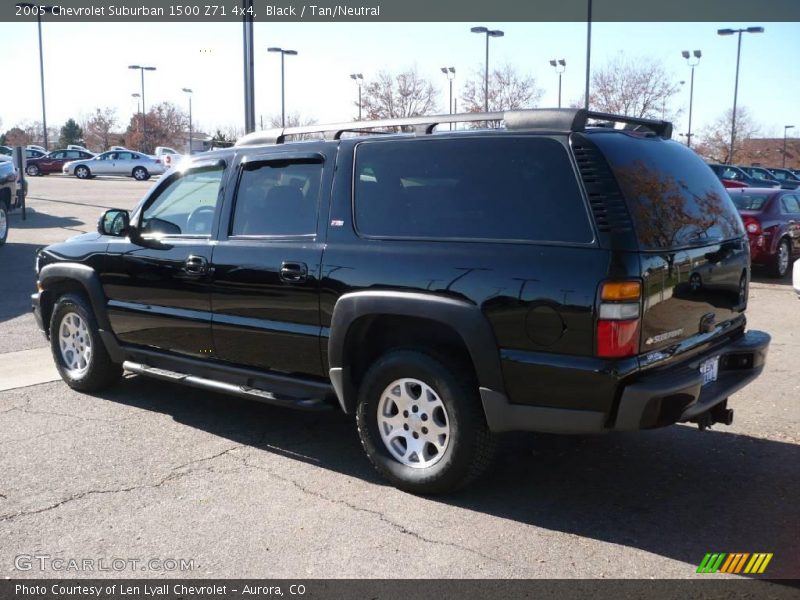 Black / Tan/Neutral 2005 Chevrolet Suburban 1500 Z71 4x4