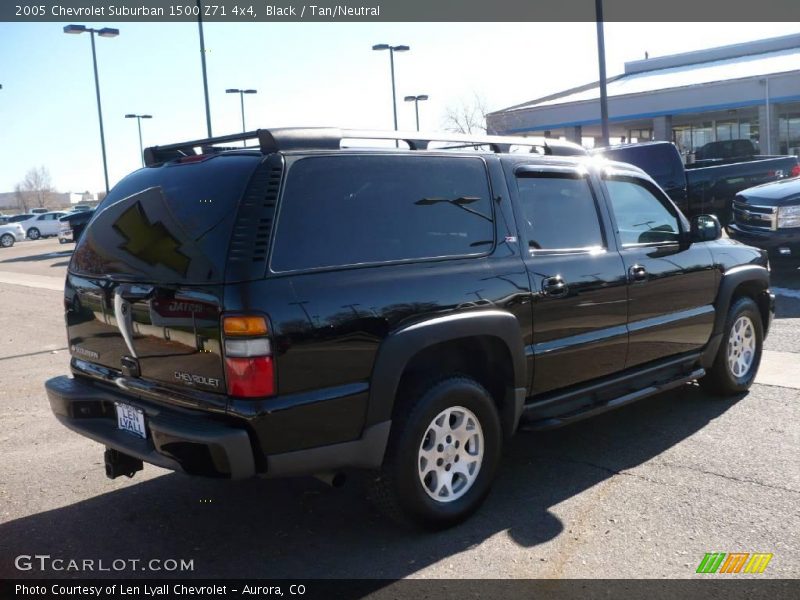 Black / Tan/Neutral 2005 Chevrolet Suburban 1500 Z71 4x4