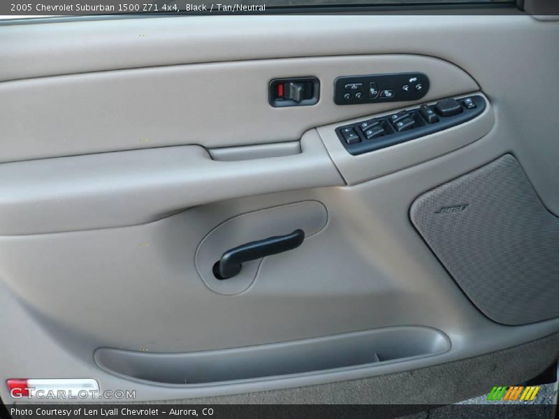 Black / Tan/Neutral 2005 Chevrolet Suburban 1500 Z71 4x4