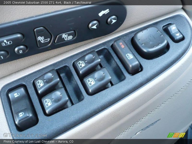 Black / Tan/Neutral 2005 Chevrolet Suburban 1500 Z71 4x4