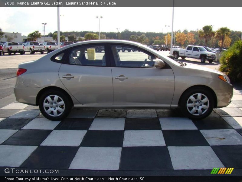 Laguna Sand Metallic / Beige 2008 Hyundai Elantra GLS Sedan