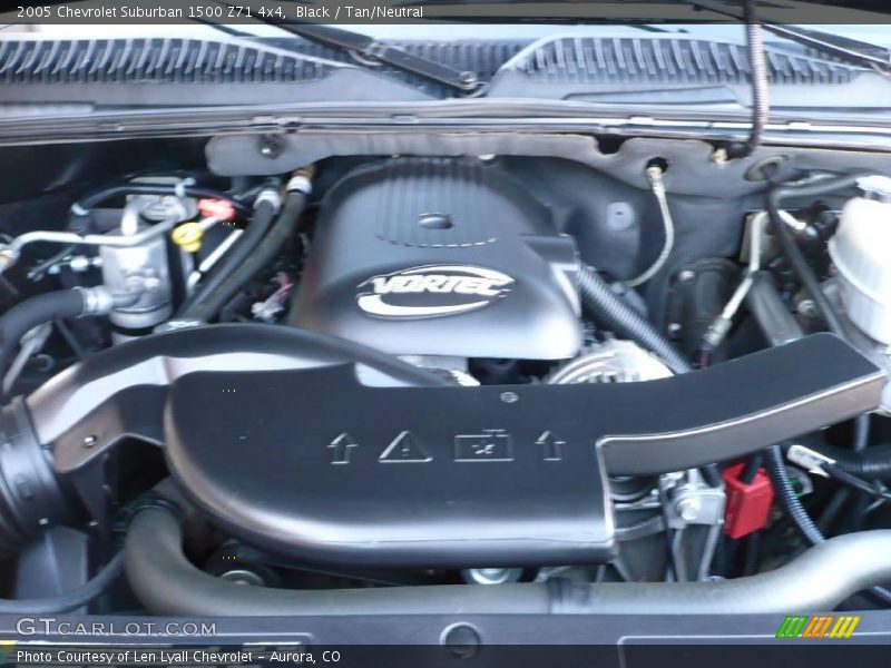 Black / Tan/Neutral 2005 Chevrolet Suburban 1500 Z71 4x4
